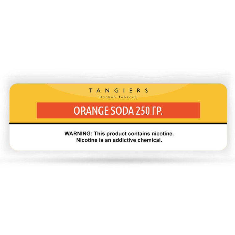 Табак Tangiers 250 гр -10- Orange Soda (Noir Желт)