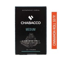 Бестабачная смесь Chabacco Medium 50g Cinnamon Roll