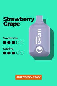 Waka 6000 Smash - Strawberry Grape (Клубника Виноград)