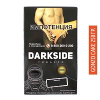 Табак  Darkside Medium/Core 250 гр - Gоnzo cake