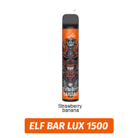 Одноразовая сигарета Elf Bar Lux 1500 - Strawberry Banana