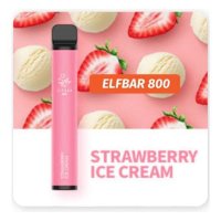 Одноразовая сигарета Elf Bar - Starwberry Ice Cream