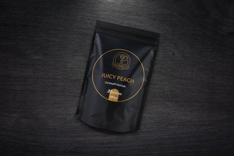 Бестабачная смесь Chabacco Medium 100 гр - Juicy Peach
