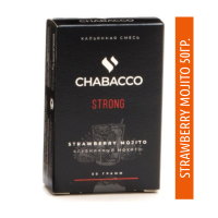 Бестабачная смесь Chabacco Strong 50g Strawberry Mojito