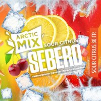 Табак Sebero mix 60g - Sour citrus(лимон,вишня,ревень,апельсин,арктик)