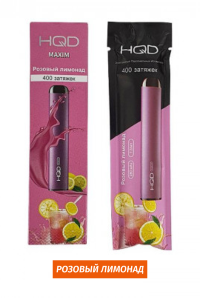 Одноразовая электронная сигарета HQD Maxim - Розовый лимонад