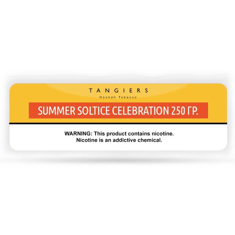 Табак Tangiers 250 гр -22- Summer Resort (nior.-желт)