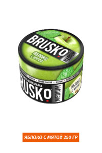 Кальянная смесь Brusko 250 гр - Яблоко с Мятой