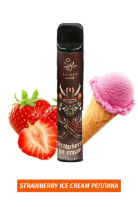 Одноразовая сигарета Elf Bar Lux 1500 Rus  -  Strawberry ice cream